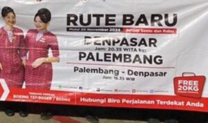 Rute Baru Lion Air Bali Palembang Rute Baru Lion Air Bali Palembang