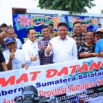 Peresmian Jembatan Slab on Pile Gandus Oleh Gubernur H. Herman Deru