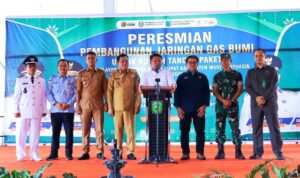 Gubernur Sumsel Resmikan Jargas Rumah Tangga Paket 2 di Babat Supat Muba